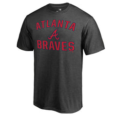 Atlanta Braves Core Basics Victory Arch T-Shirt - Heathered Gray T-shirts