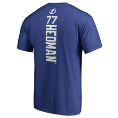 NHL Victor Hedman Tampa Bay Lightning Backer T-Shirt - Blue
