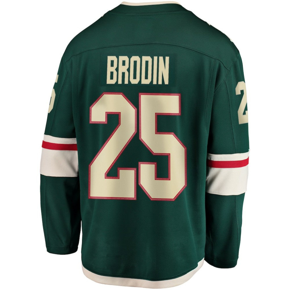 NHL Jonas Brodin Minnesota Wild Fanatics Breakaway Jersey - Green