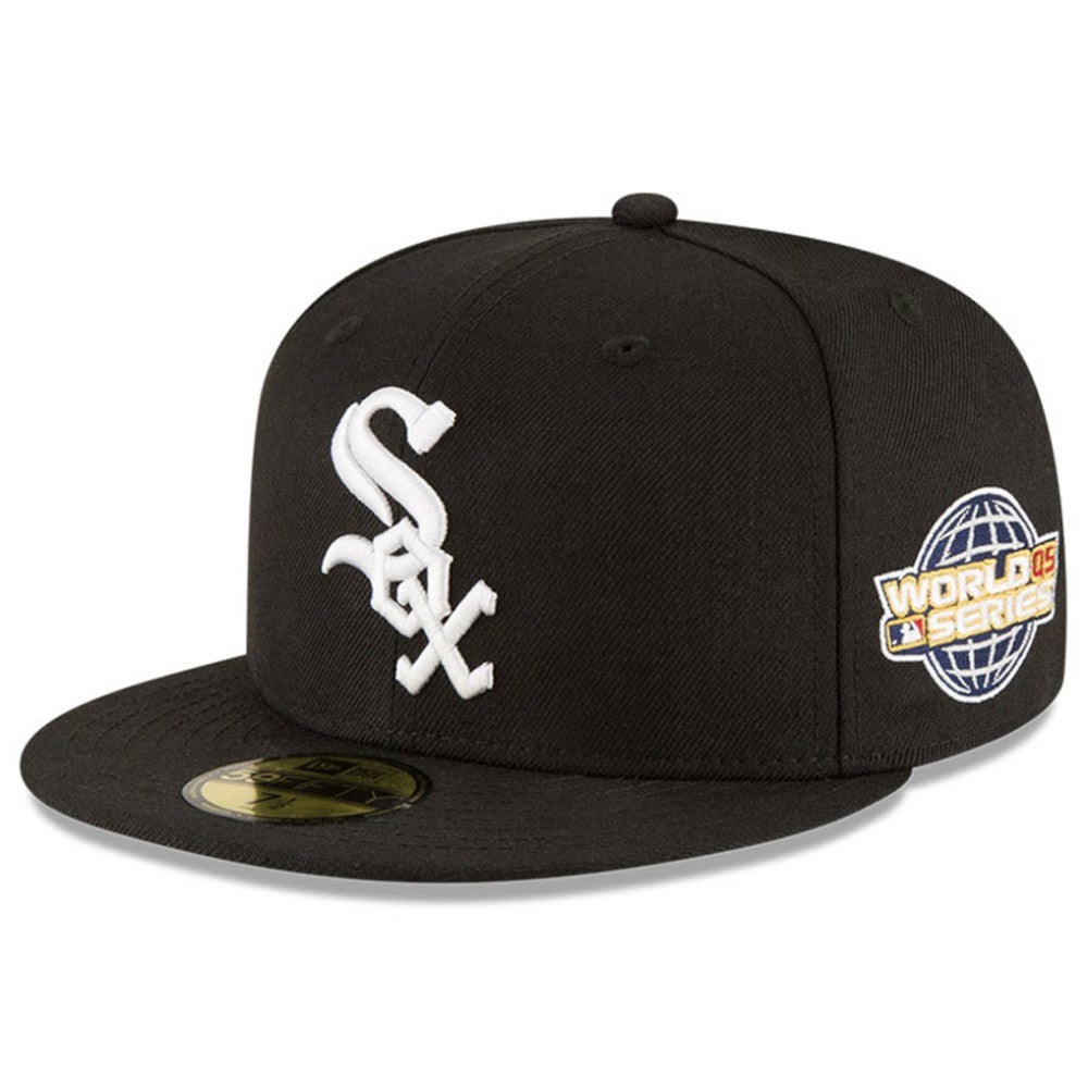 Chicago White Sox New Era 2005 World Series Wool 59FIFTY Fitted Hat - Black Hats