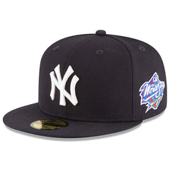 New York Yankees New Era 1998 World Series Wool 59FIFTY Fitted Hat - Navy Hats