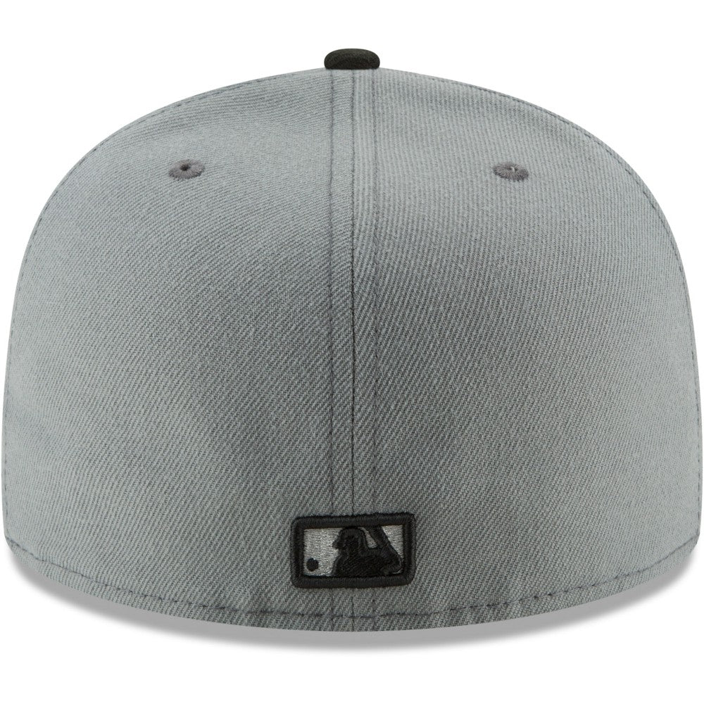 New York Yankees New Era Two-Tone 59FIFTY Fitted Hat - Gray/Black Hats