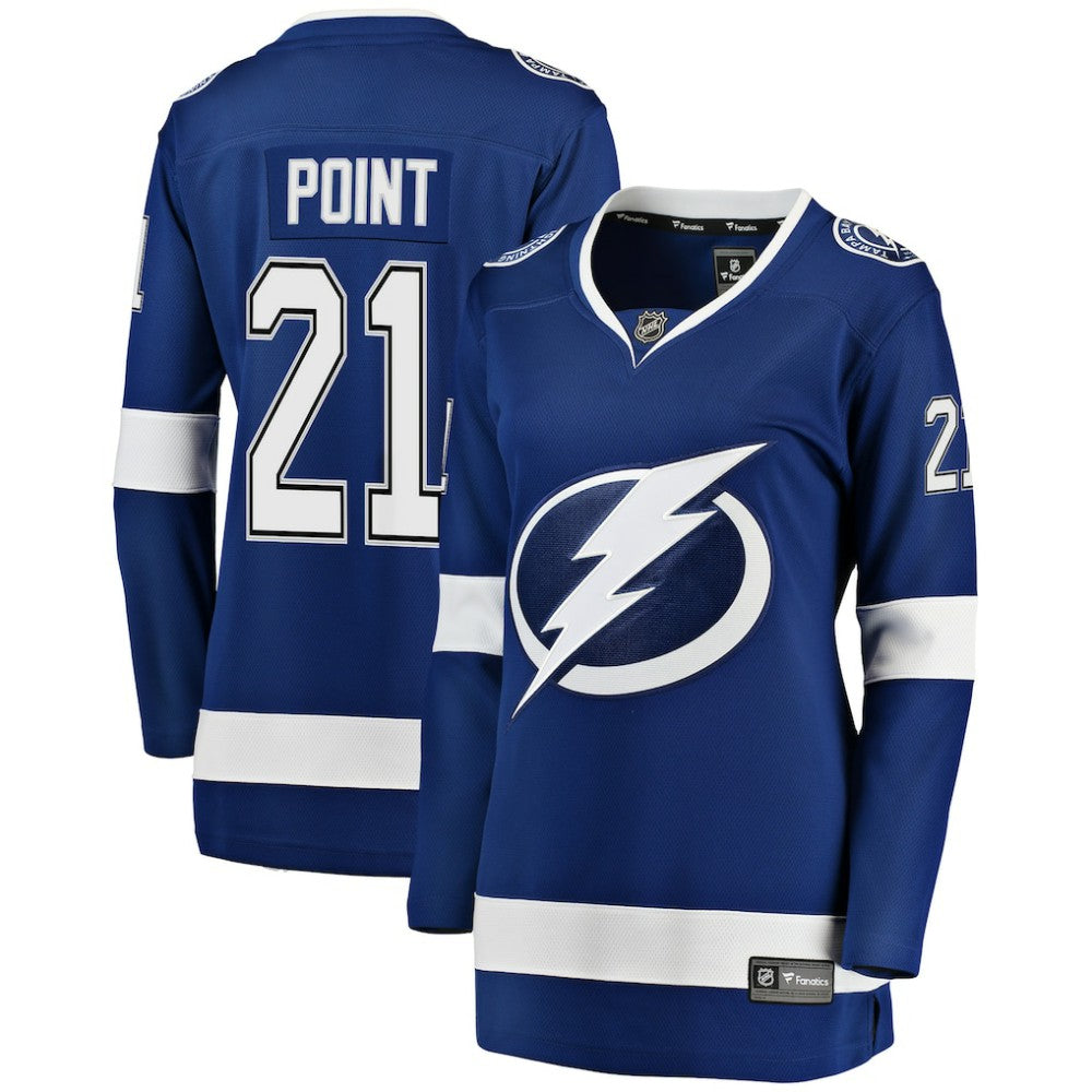 NHL Brayden Point Tampa Bay Lightning Fanatics Women's Breakaway Player Jersey - Blue
