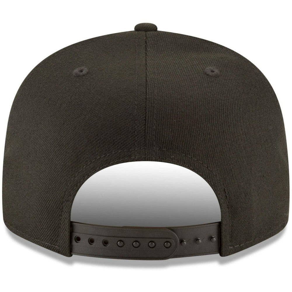 San Francisco Giants New Era Black on Black 9FIFTY Team Snapback Adjustable Hat - Black Hats