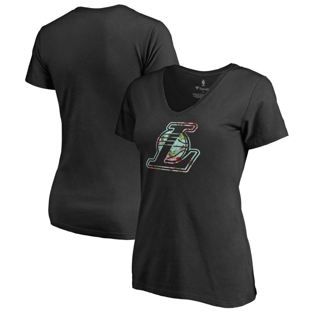 Los Angeles Lakers Lovely V-Neck T-Shirt Black