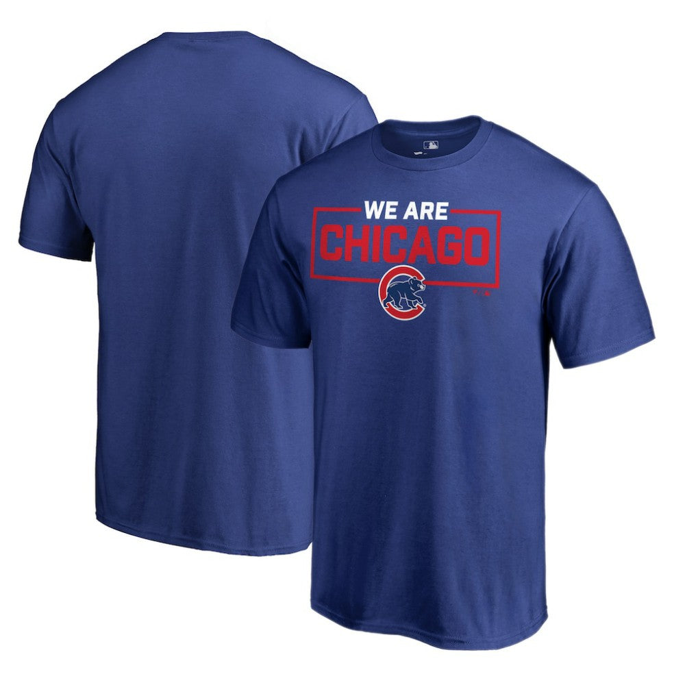 Chicago Cubs We Are Icon T-Shirt - Royal T-shirts