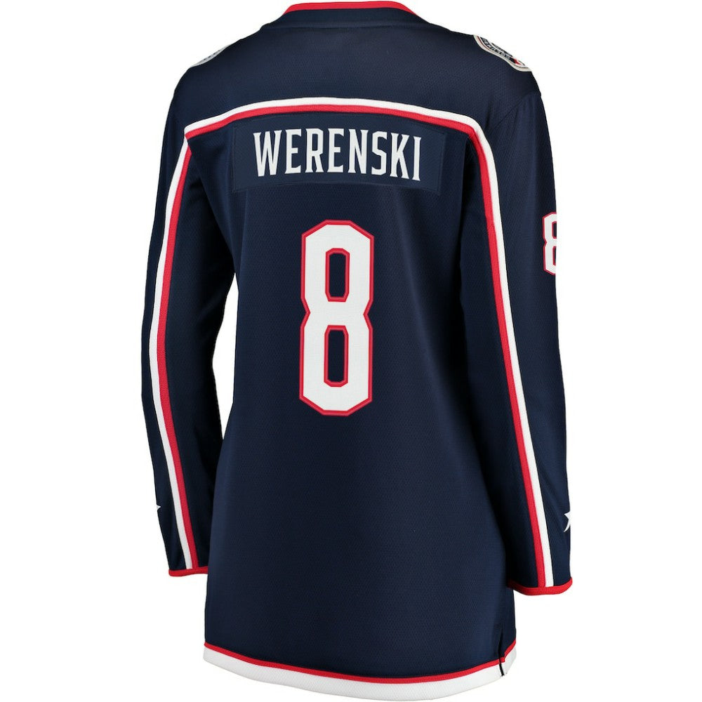 NHL Zach Werenski Columbus Blue Jackets Fanatics Women's Breakaway Jersey - Navy