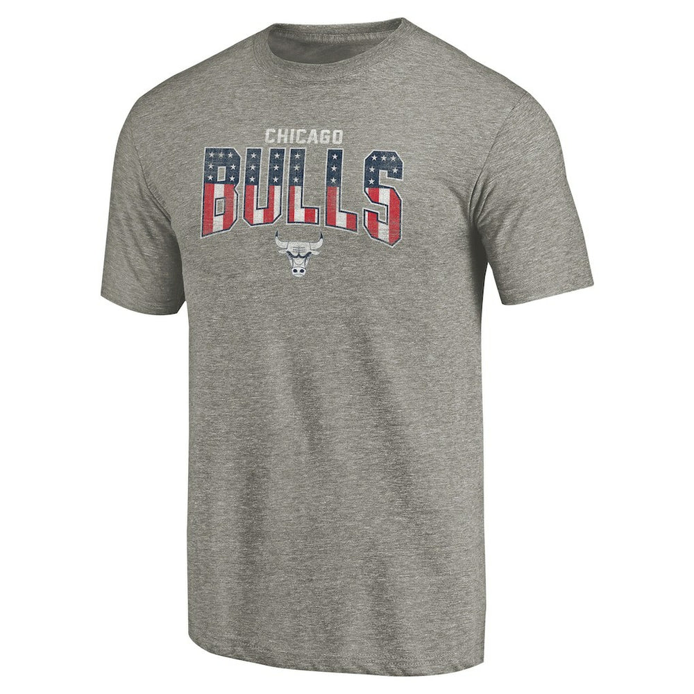 Chicago Bulls Freedom Tri-Blend T-Shirt Gray