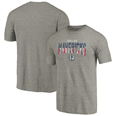 Dallas Mavericks Freedom Tri-Blend T-Shirt Gray