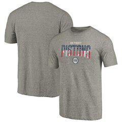 Detroit Pistons Freedom Tri-Blend T-Shirt Gray