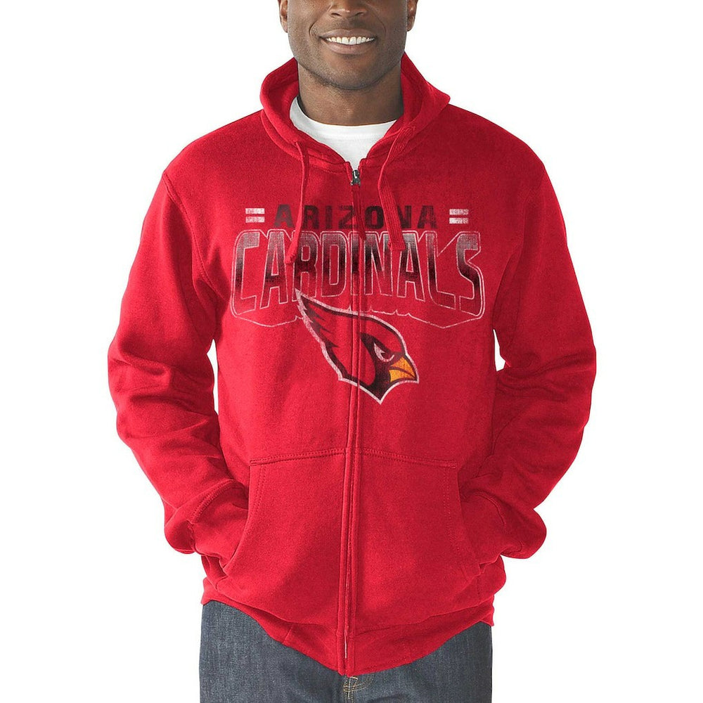 Arizona Cardinals G-III Sports by Carl Banks Perfect Season Full-Zip Hoodie Cardinal
