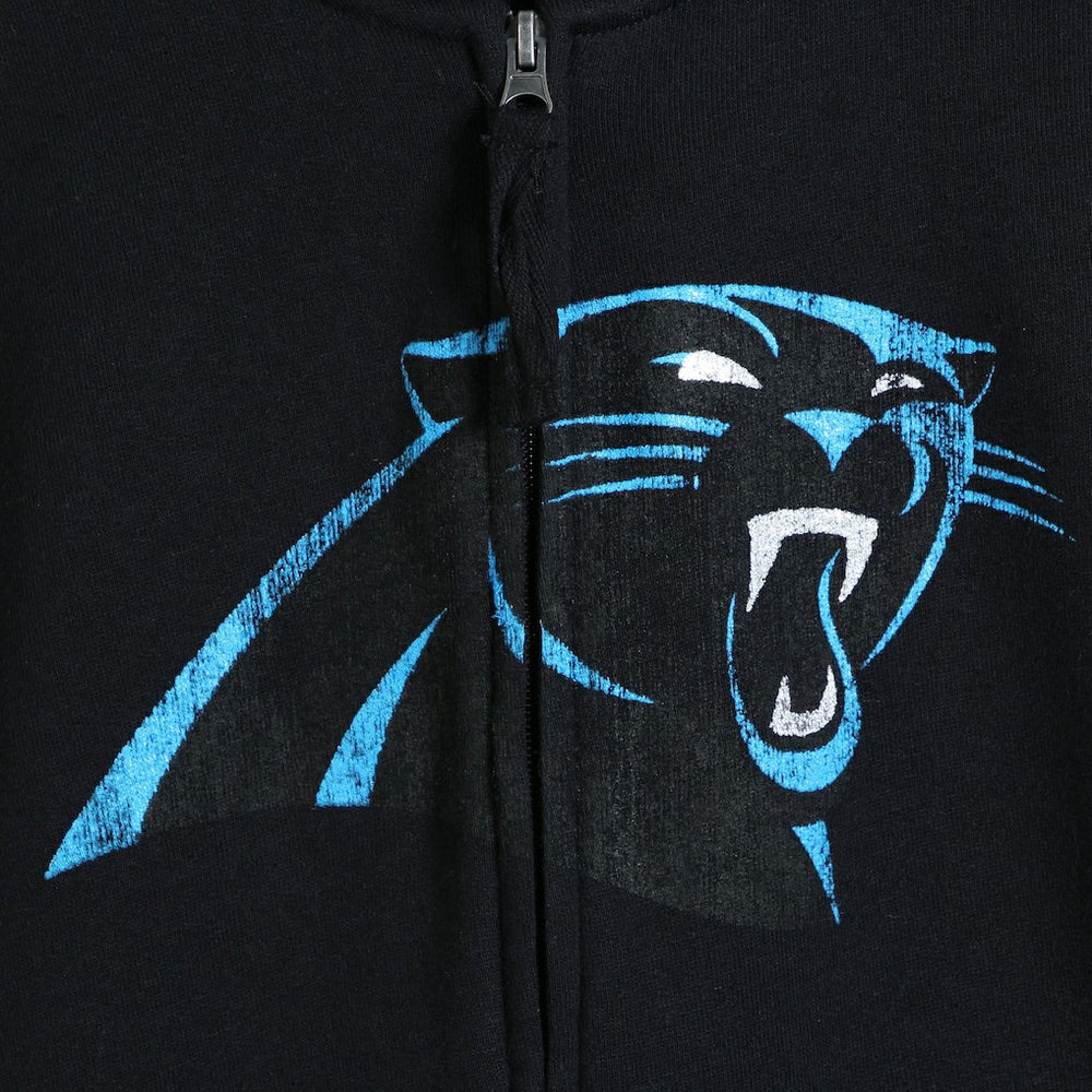 Carolina Panthers G-III Sports by Carl Banks Primary Logo Full-Zip Hoodie Black