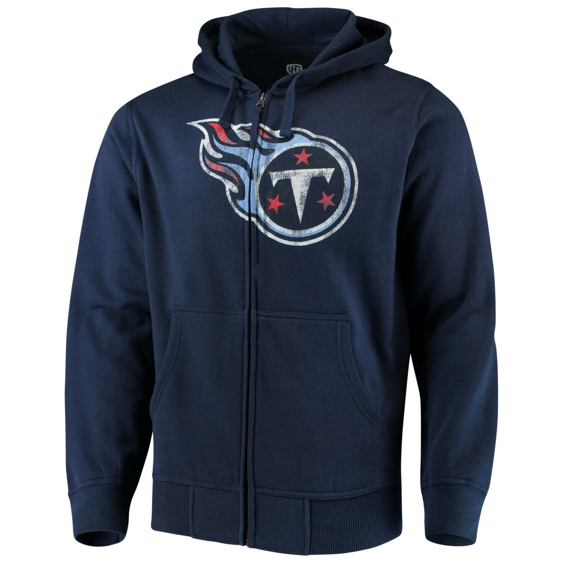 Tennessee Titans G-III Sports by Carl Banks Primary Logo Full-Zip Hoodie Navy