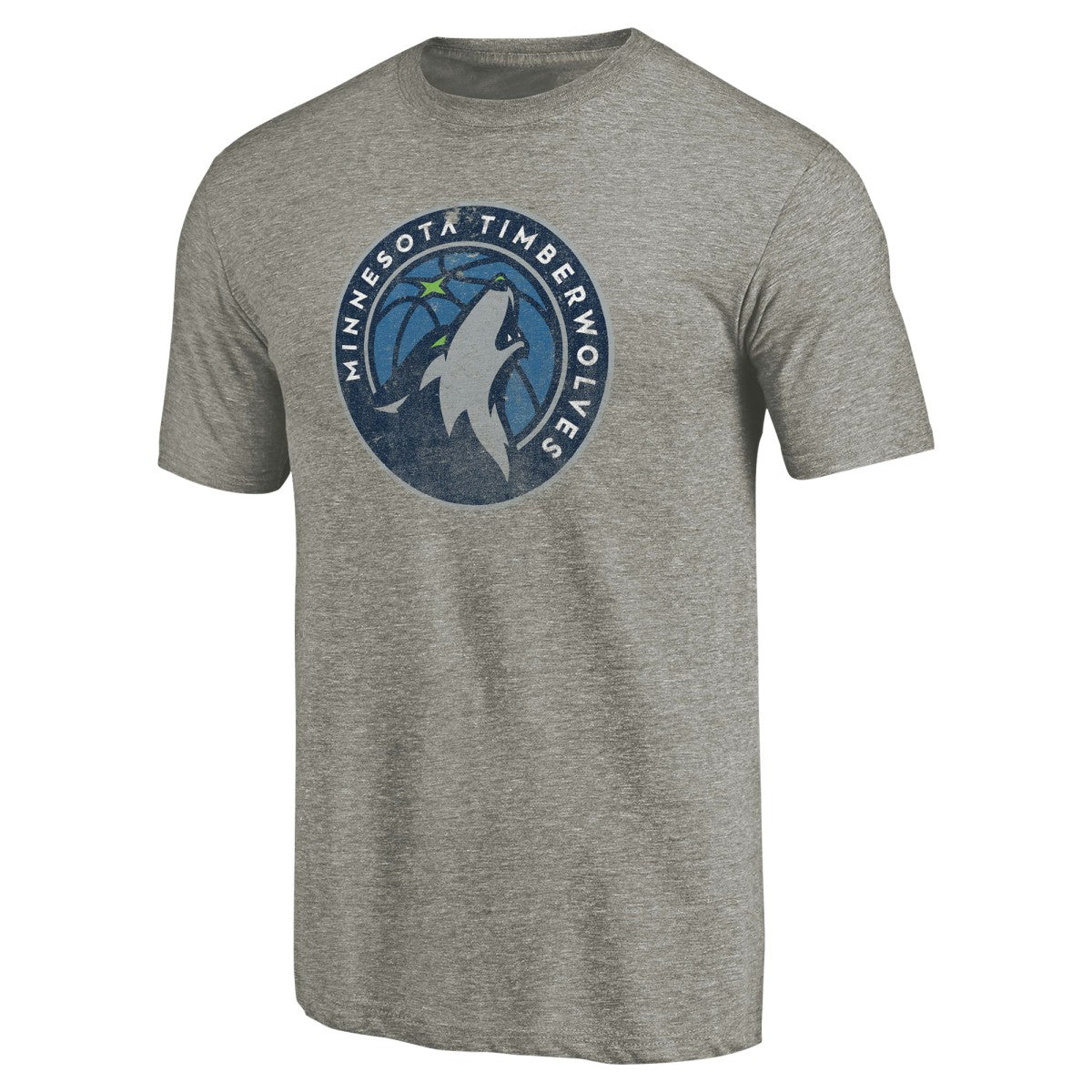 Minnesota Timberwolves Greatest Dad Tri-Blend T-Shirt Gray