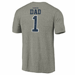 Washington Wizards Greatest Dad Tri-Blend T-Shirt Gray