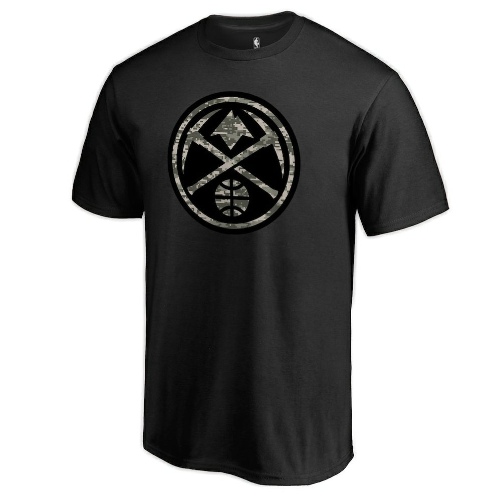 Denver Nuggets Camo Collection Cloak T-Shirt Black