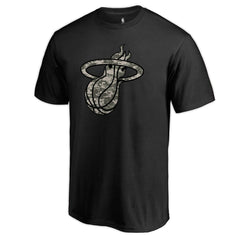 Miami Heat Cloak Camo T-Shirt Black