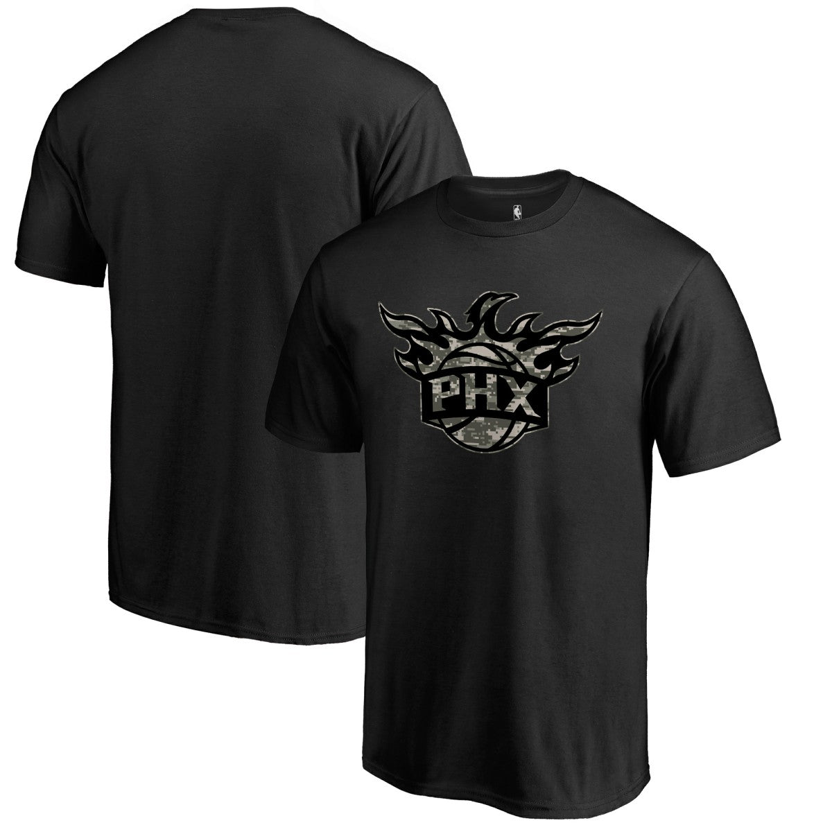 Phoenix Suns Cloak Camo T-Shirt Black