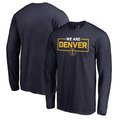 Denver Nuggets We Are Iconic Collection Long Sleeve T-Shirt Navy