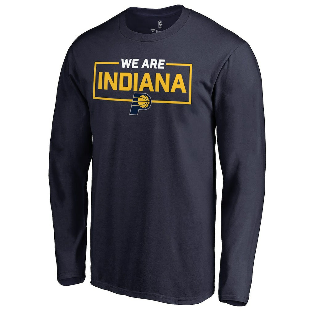 Indiana Pacers We Are Iconic Collection Long Sleeve T-Shirt Navy
