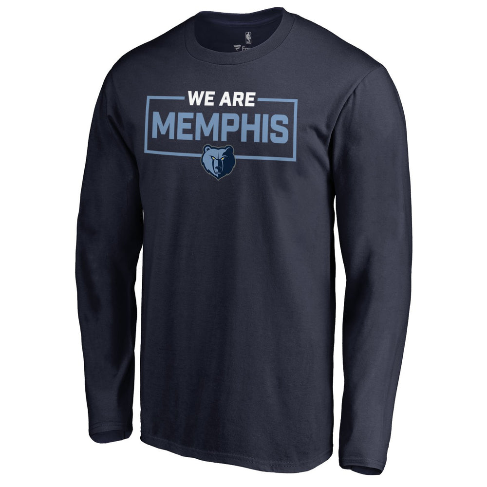 Memphis Grizzlies We Are Iconic Collection Long Sleeve T-Shirt Navy