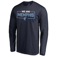 Memphis Grizzlies We Are Iconic Collection Long Sleeve T-Shirt Navy