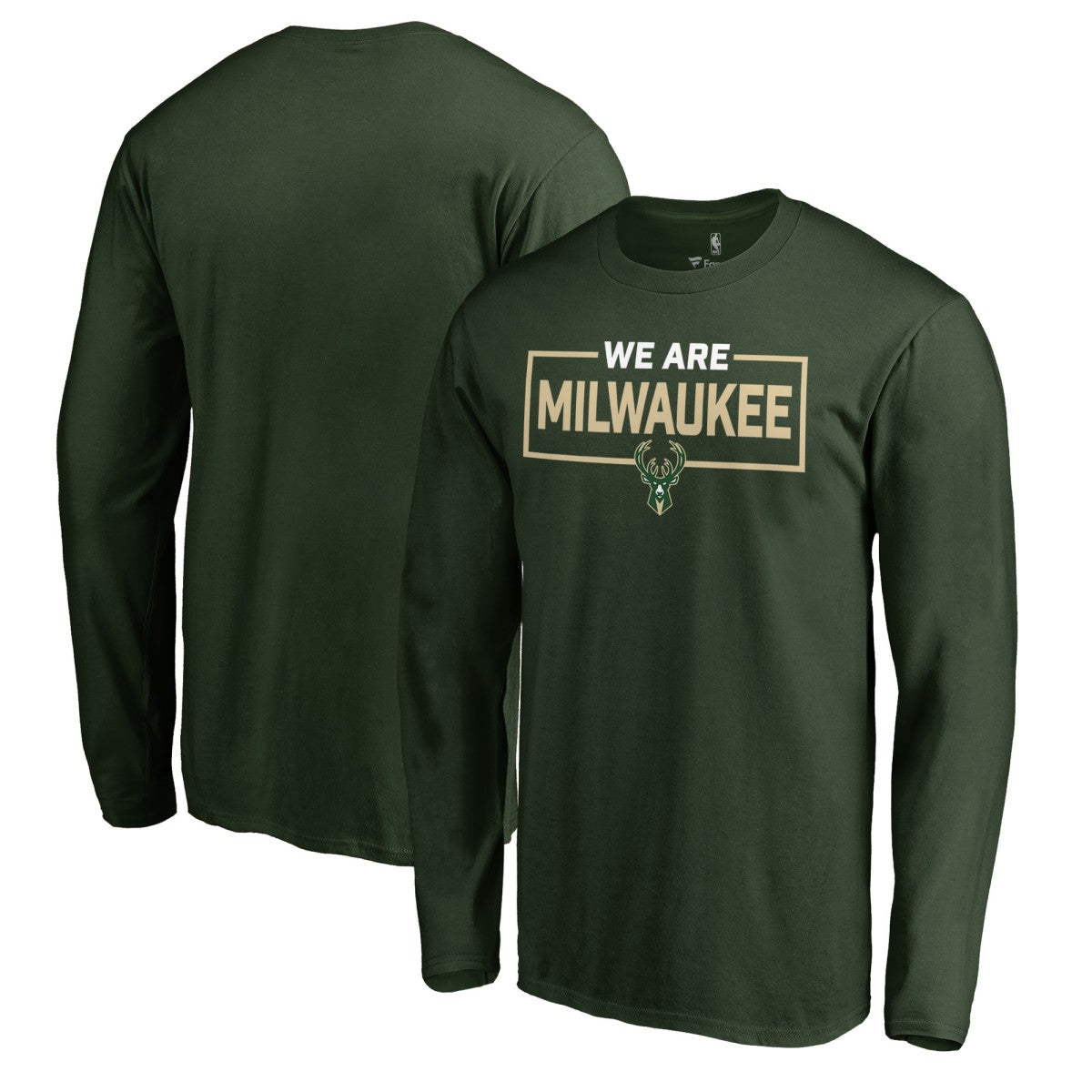 Milwaukee Bucks We Are Iconic Collection Long Sleeve T-Shirt Green