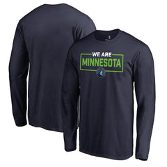 Minnesota Timberwolves We Are Iconic Collection Long Sleeve T-Shirt Navy
