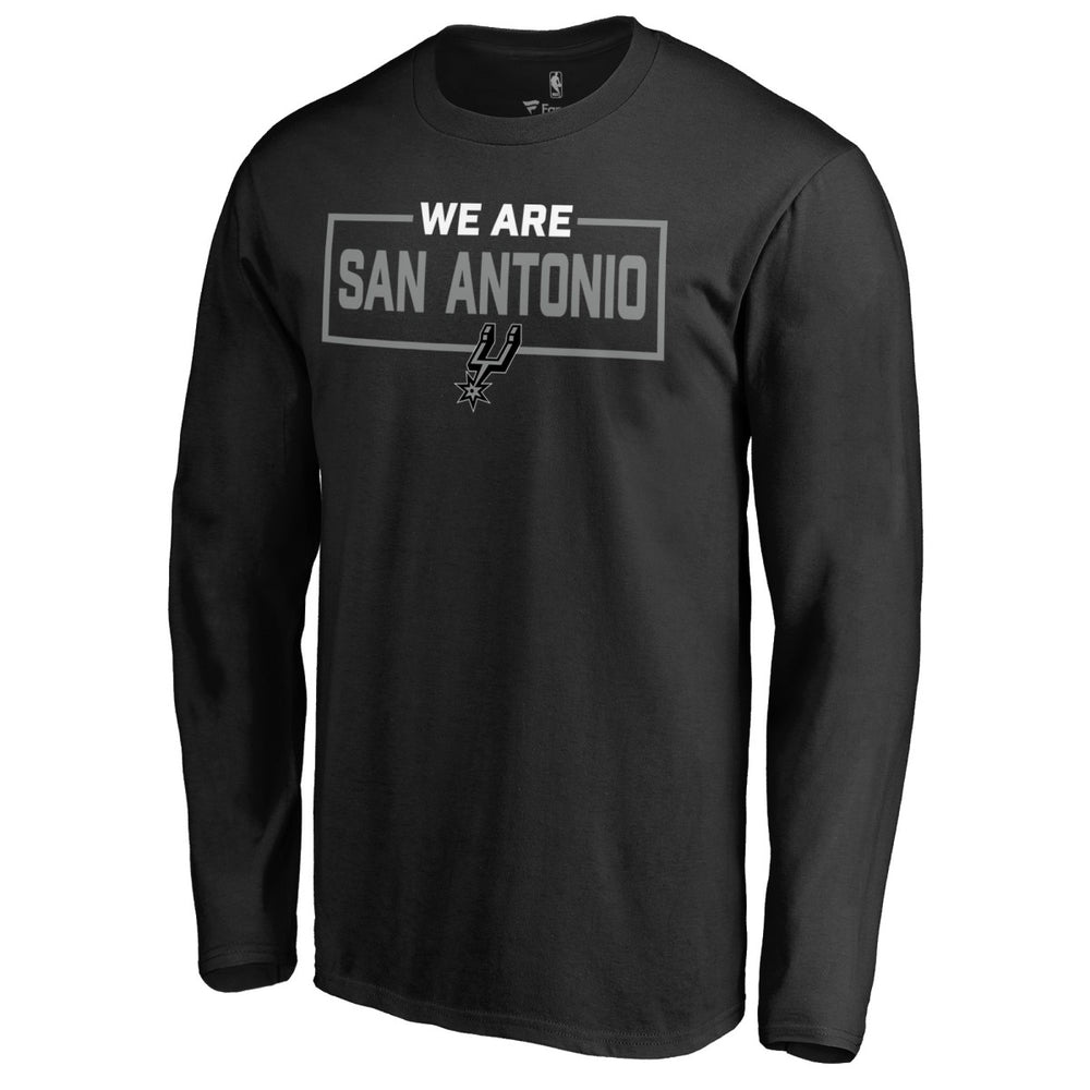 San Antonio Spurs We Are Iconic Collection Long Sleeve T-Shirt Black