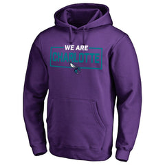 Charlotte Hornets We Are Iconic Collection Pullover Hoodie Purple