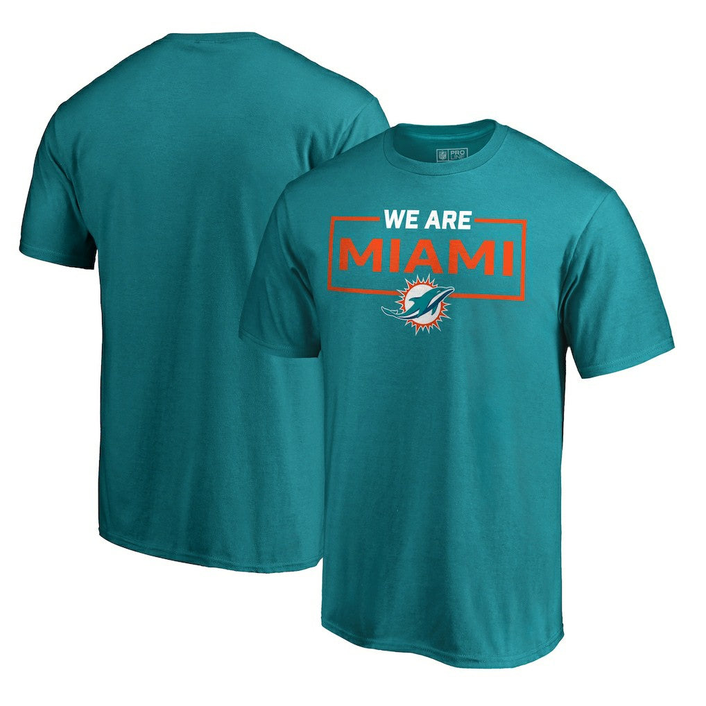 Miami Dolphins We Are Icon T-Shirt Aqua