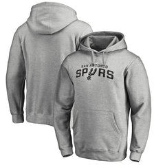 San Antonio Spurs Alternate Logo Pullover Hoodie Heather Gray