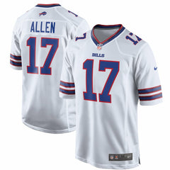 Josh Allen Buffalo Bills Game Player Jersey White