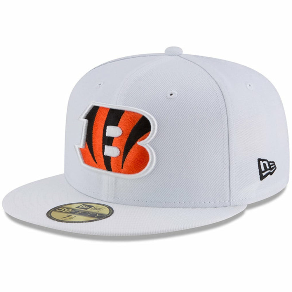 Cincinnati Bengals New Era Omaha 59FIFTY Fitted Hat White