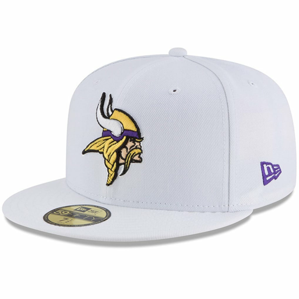 Minnesota Vikings New Era Omaha 59FIFTY Fitted Hat White