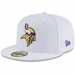 Minnesota Vikings New Era Omaha 59FIFTY Fitted Hat White