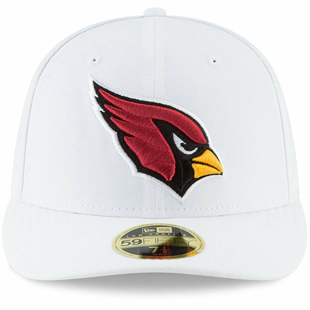 Arizona Cardinals New Era Omaha Low Profile 59FIFTY Fitted Hat White