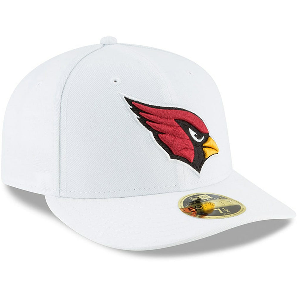 Arizona Cardinals New Era Omaha Low Profile 59FIFTY Fitted Hat White