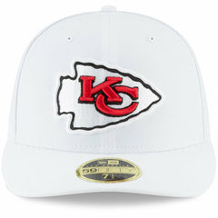 Kansas City Chiefs New Era Omaha Low Profile 59FIFTY Fitted Hat White