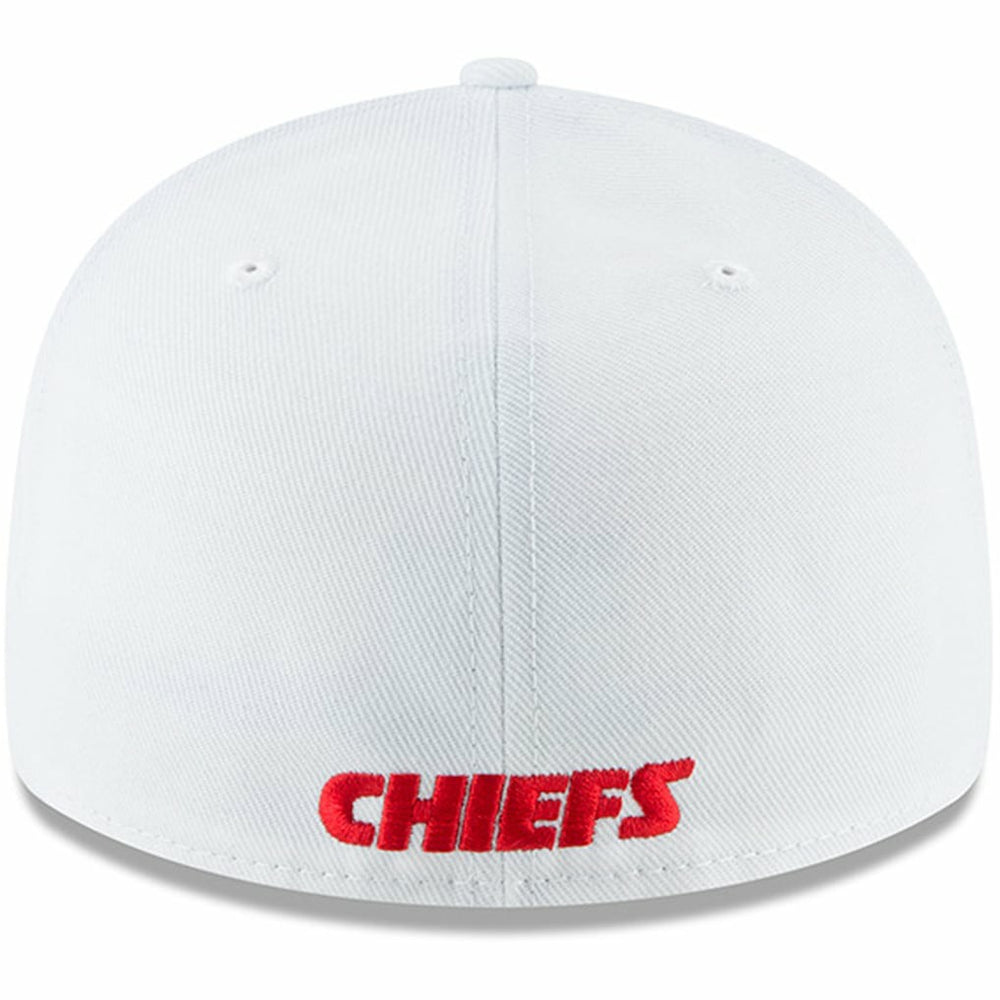Kansas City Chiefs New Era Omaha Low Profile 59FIFTY Fitted Hat White