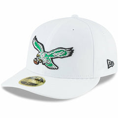 Philadelphia Eagles New Era Omaha Low Profile 59FIFTY Fitted Hat White