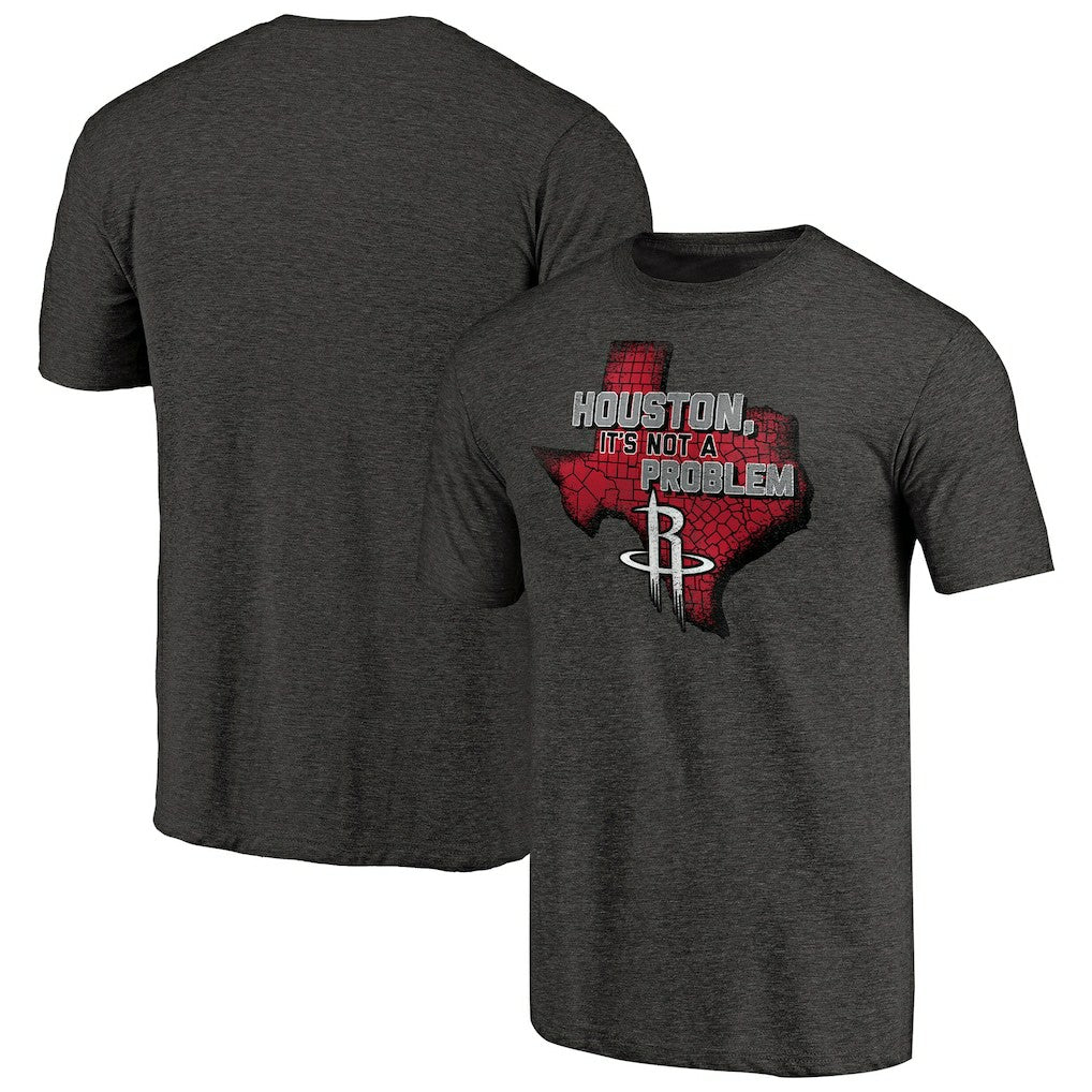 Houston Rockets Hometown Collection No Problem Tri-Blend T-Shirt Black