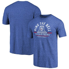 Philadelphia 76ers Hometown Collection Ring the Bell Tri-Blend T-Shirt Royal