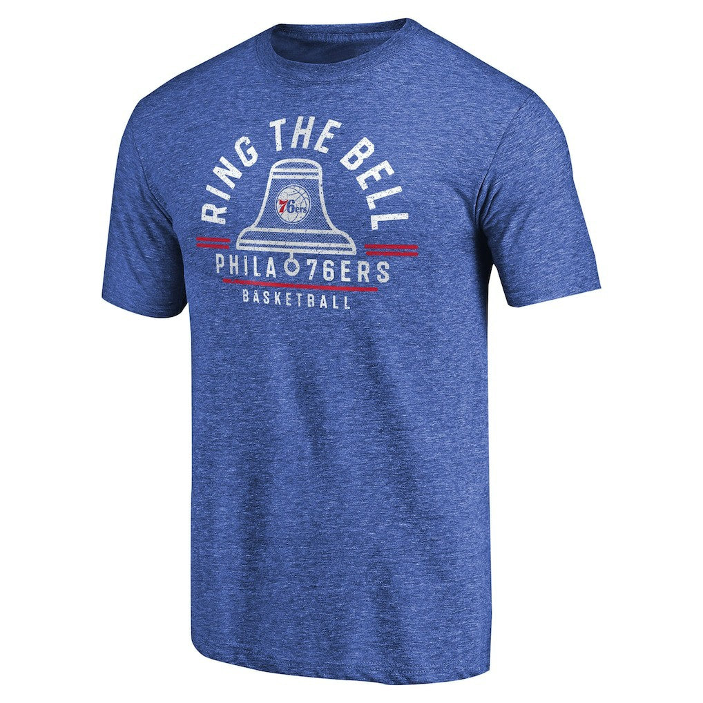 Philadelphia 76ers Hometown Collection Ring the Bell Tri-Blend T-Shirt Royal