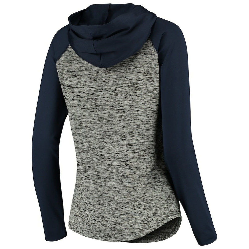 Seattle Seahawks G-III 4Her by Carl Banks Women's Championship Ring Pullover Hoodie Heathered Gray/College Navy