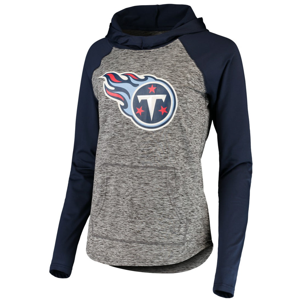 Tennessee Titans G-III 4Her by Carl Banks Women's Championship Ring Pullover Hoodie Heathered Gray/Navy
