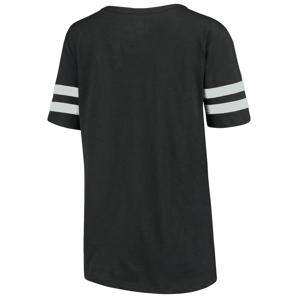 Arizona Cardinals Touch Women's Triple Play V-Neck T-Shirt Black
