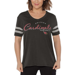 Arizona Cardinals Touch Women's Triple Play V-Neck T-Shirt Black