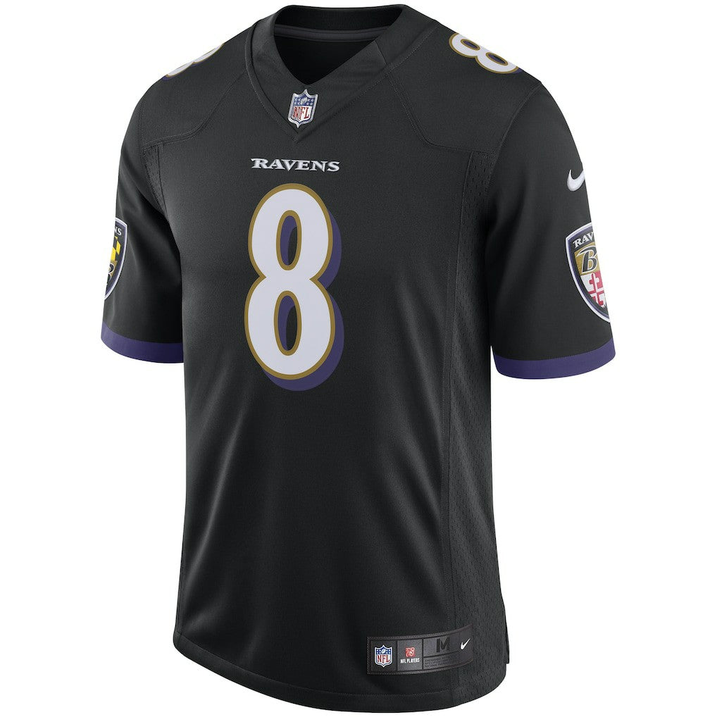 Lamar Jackson Baltimore Ravens Speed Machine Limited Jersey Black