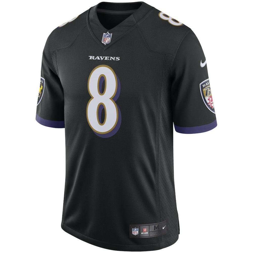 Lamar Jackson Baltimore Ravens Speed Machine Limited Jersey Black